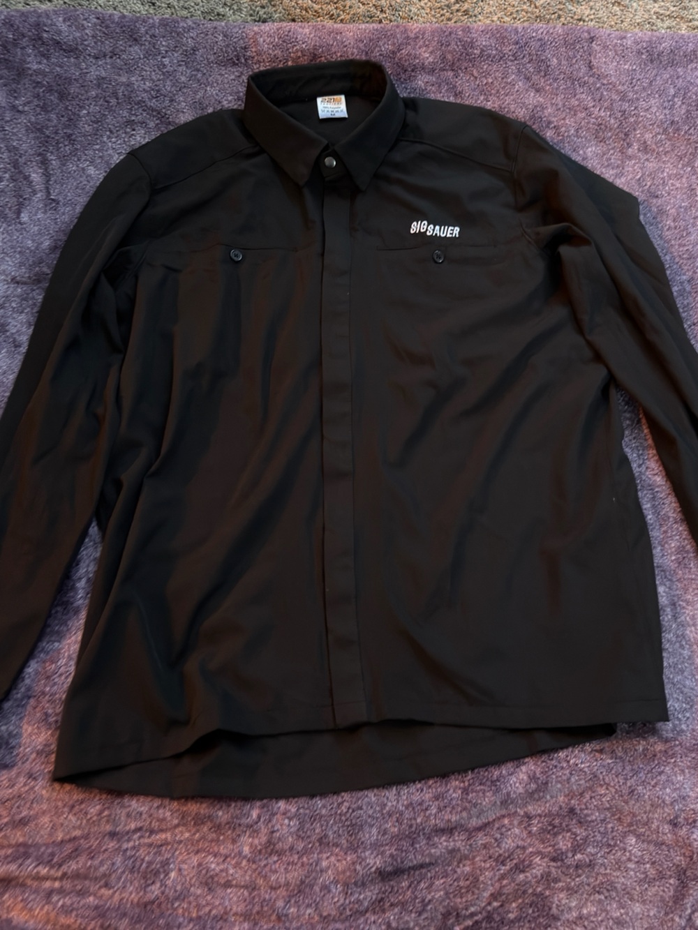 Sig Sauer brand swag Long Sleeve Button up